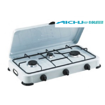 3 Burners Restaurant Portable Natural Gas Stove